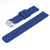 ADALLOR 0501 Silikon Uhrenarmbänder (22mm, Dunkelblau)