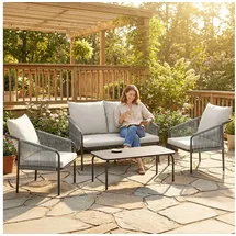 Outsunny Loungeset 4-tlg. Beige