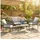 Outsunny Loungeset 4-tlg. Beige