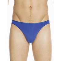 HOM Micro Briefs Plumes - Ultralight Microfiber, Slip, Unterwäsche, einfarbig, Blau L