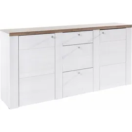 OTTO home Sideboard Larona 176 x 84,9 x 37,1 cm Weiß