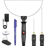 Gabrielle GOCHANGE elektrischer Schaumstoffschneider, 3-in-1 100-240V 18W, Heiß-styroporschneider, mit Adapter zur Umwandlung der elektrischen Spannung