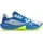 Under Armour Lockdown 7 Low, leichter Basketball Schuh, robuste Sportschuhe für Outdoor- und Hallensport, atmungsaktive Turnschuhe,Blue Calm / Blue Atlantis / High Vis Yellow,49.5