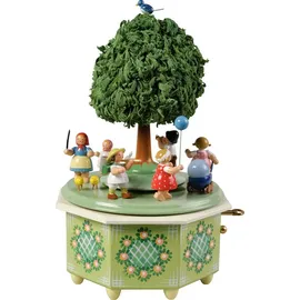 Wendt & Kühn Spieluhr Spieldose "Kinderreigen", Original Erzgebirge