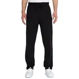 COMEOR Jogginghose Trainingshose Sporthose Herren Baumwollmischung (1-tlg) mit Reißverschluss schwarz S