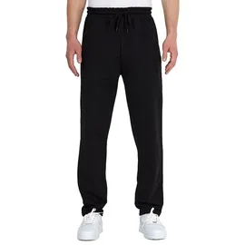 COMEOR Jogginghose Trainingshose Sporthose Herren Baumwollmischung (1-tlg) mit Reißverschluss schwarz S