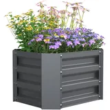 VCM Galdo M 30 x 50 x 40 cm Silber