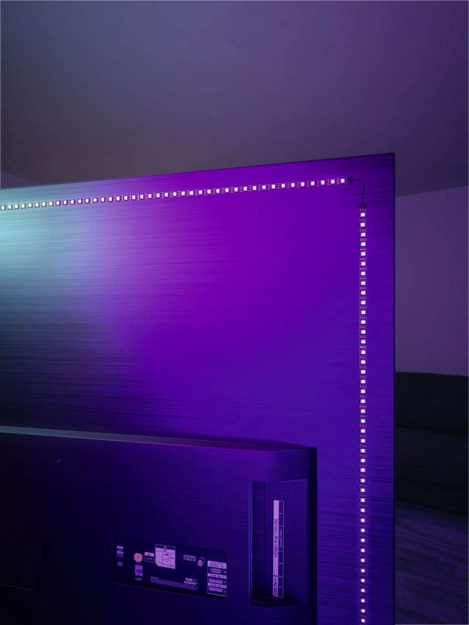 Paulmann Entertain USB LED Stripe 2m RGB dimmbar, für 55 Zoll Fernseher