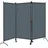 Woltu Paravent 3-teilig 255x181cm Raumteiler klappbar, Sichtschutzwand, Dunkelgrau