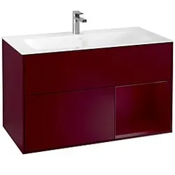 Villeroy und Boch Finion Waschtischunterschrank F040HBHB 99,6x59,1x49,8cm, Regal rechts Peony, Peony Matt