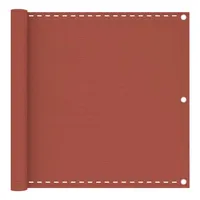 vidaXL Balkon-Sichtschutz Terracotta-Rot 90x500 cm HDPE