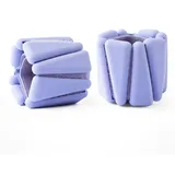 Silikon Gewichtsmanschetten 0,9 kg – 2er Set mit je 0,45 kg Handgelenk Knöchel Gewichte für Fitness und Joggen | Fußgewicht mit atmungsaktivem Stoff | Verstellbares Gewicht Yoga Aerobic Boxen Pilates