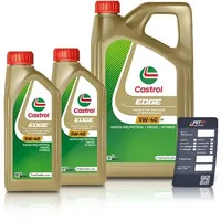 Castrol 7 L EDGE 5W-40 M + Ölwechsel-Anhänger [Hersteller-Nr. 15D3AB]