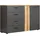 trendteam Esteban 139 x 86 x 38 cm Anthrazit / Eiche