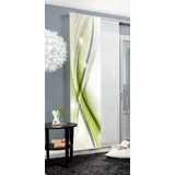Heine HOME WOHNIDEEN 84170 | Schiebegardine GLIWE, blickdichter Dekostoff, Grafik-Motiv, 245 x 60 cm (Höhe x Breite), Farbe: (apfelgrün)