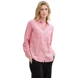 Tom Tailor With Slub Structure 1035247 Bluse Berry Red 46