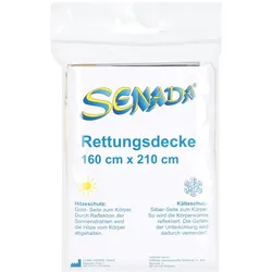 Senada Rettungsdecke 160x210 cm 1 St