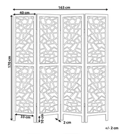 Beliani Beliani, Paravent - Raumteiler PIANLARGO