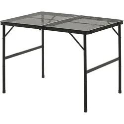 TRAVELLIFE Campingtisch Greccio Mesh 90 Koffer Camping Grill Tisch Verstellbar