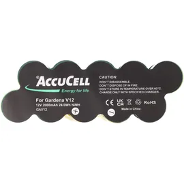 AccuCell Akku passend für V12 Strauch-, Heckenschere 2000 mAh (12,0 V)