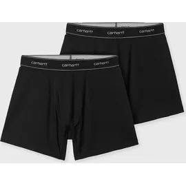 CARHARTT Cotton Trunks Schwarz / Weiß M 2er Pack