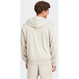 adidas Herren, Kapuzensweat Essentials 3-STREIFEN FRENCH Terry, Größe L in Grau WONALU/WHITE