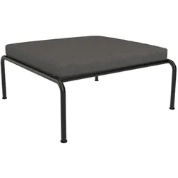 Outdoor Ottoman AVON schwarz Dunkelgrau