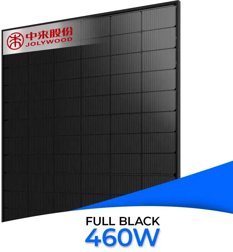 Jolywood 460W Bifazial Glas-Glas Full Black Modul JW-HD96N-R2 Einzelmodul - Einzelmodul