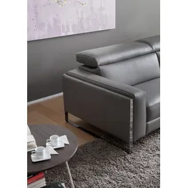 Calia Italia »Pier, Design und erstklassiger Sitzkomfort im Einklang, L-Form« mit elektrischer Relaxfunktion, in hochwertigem Lederbezug