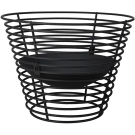 AMBIANCE Feuerkorb Ø 53 cm Schwarz