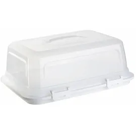 ENGELLAND Kuchentransportbox 44 x 35 x 17,5 cm 1-tlg. weiß-transparent