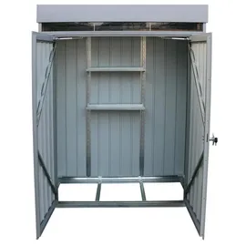 Duramax Hochschrank Palladium 1,62 x 0,75 x 2,09 m grau