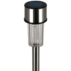 DEUBA Solarleuchte Edelstahl 24er Set wetterfest IP44 silber