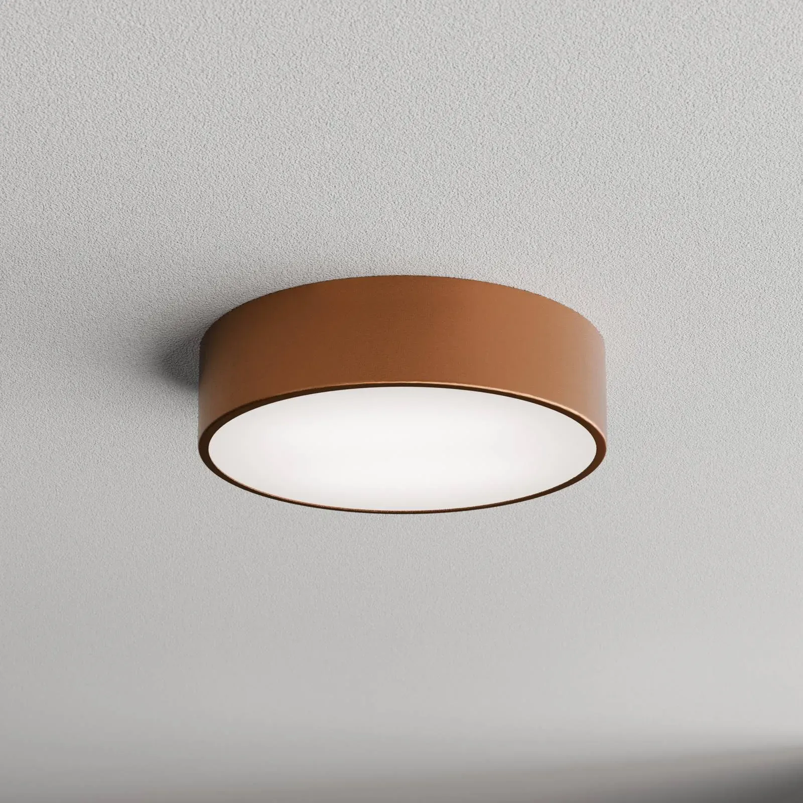 Deckenlampe Cleo 300 TEMAR LIGHTING, dimmbar, kupfer, für Wohn- / Esszimmer, Metall, Deckenlampe - 30 cm - 30 cm - 7.5 cm