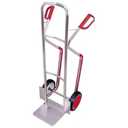 Alukarre 200 kg mit Kufen Vollgummiräder