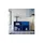 Floordirekt Metallregal 3 Ablagen 88 x 40 x 65 cm blau