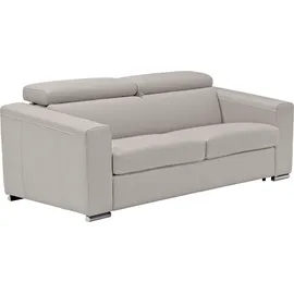 Egoitaliano "Cabiria, Design und super Sitz- und Liegekomfort", Sofa inkl. Schlaffunktion, Kopfteile verstellbar, mit Metallfüßen