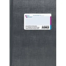 KÖNIG & EBHARDT Geschäftsbuch A5 kariert Grau