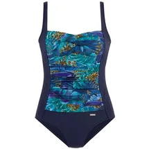 LASCANA Badeanzug Damen Blau 40 Cup D