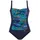 LASCANA Badeanzug Damen Blau 40 Cup D