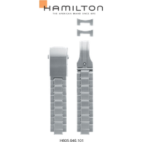 Hamilton Metall Edelstahlarmband Khaki Field Auto H695.646.101 - silber