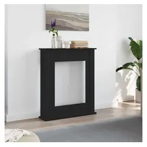 vidaXL Kaminumrandung 75 x 20 x 87,5 cm Schwarz