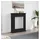 vidaXL Kaminumrandung 75 x 20 x 87,5 cm Schwarz