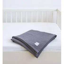 LOOLAY Musselin Bettüberwurf 150 x 200 cm Grau