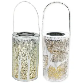 Hti-Living Solarlaterne Blätter/Baum, 2er Set Luna