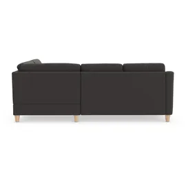 sit&more Ecksofa SIT & MORE "Farö L-Form", grau (fango), B:251cm H:90cm T:187cm, Sofas, Ecksofa, inklusive Federkern, wahlweise mit Bettfunktion und Bettkasten