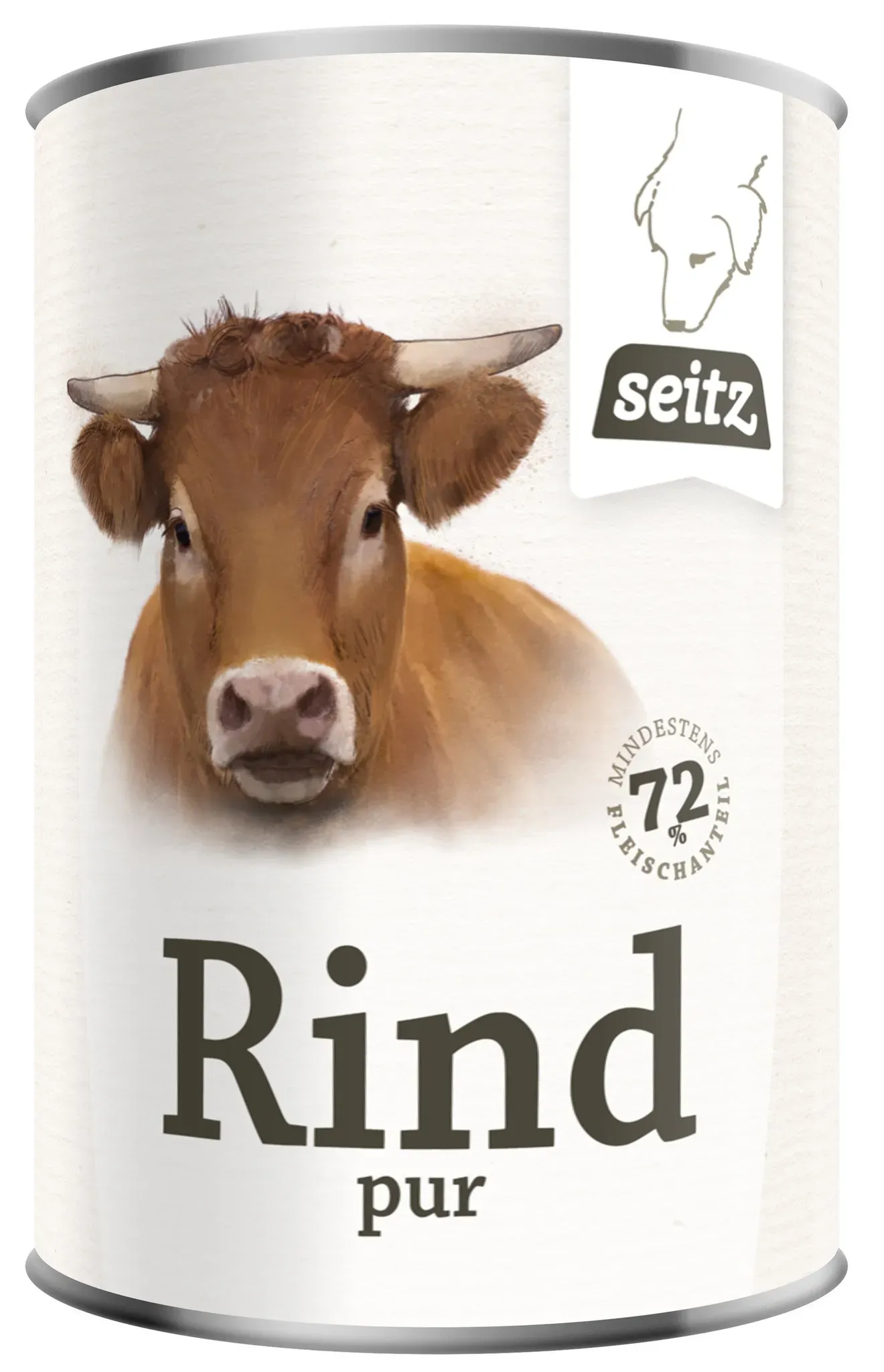 Seitz Dosennahrung 6 x Rind pur
