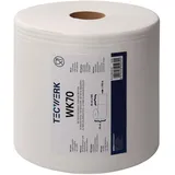 tecwerk Putztuch WK 70 L.ca.380 mmxB.ca.290mm weiß 1-lagig Rl.TECWERK