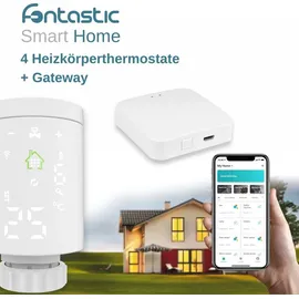 fontahome WLAN Smart Home Paket Heizen, 4 Stück, weiß