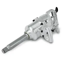 Eberth Druckluft Schlagschrauber mit 1 Zoll Aufnahme 1/2 Zoll Druckluftanschluss, 1620 Nm, lange Spindel, Hochleistungs-doppelschlagwerk,